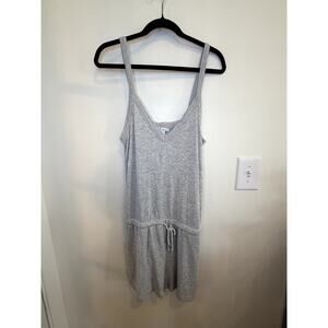 Daily Ritual Modal Romper M Gray Lounge Athleisure Minimalist Soft